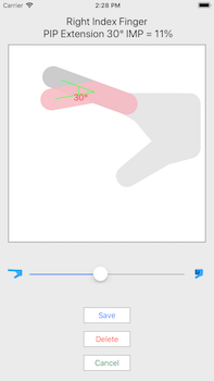 finger motion screen shot
